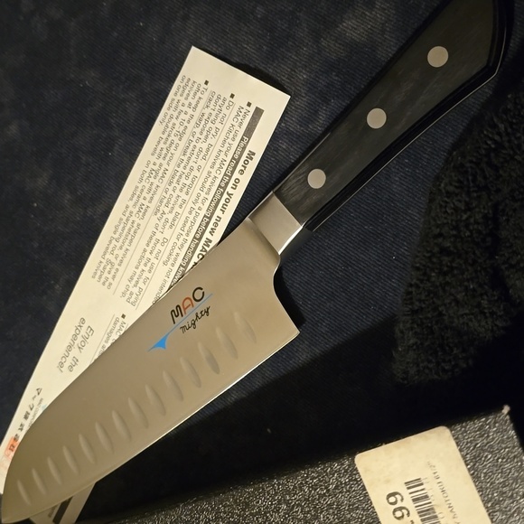 ❤️BUY 2 GET 1 FREE BMAC Knife Professional series 6.5" Santoku w/ dimples MSK-65 - Picture 14 of 16